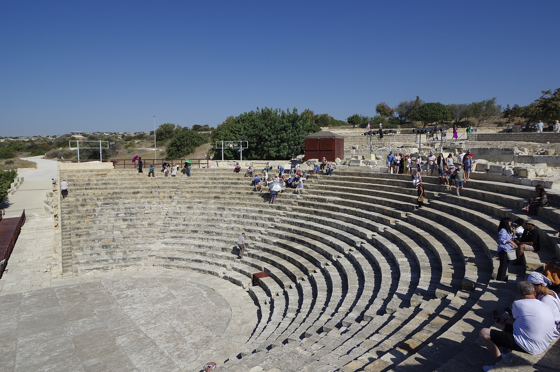Antika teatern i Kourion