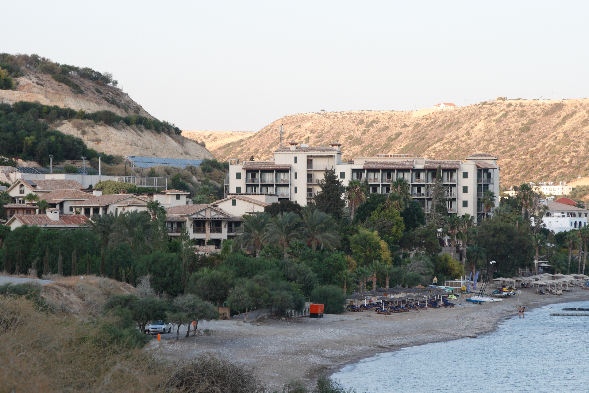 Hotell vid stranden i Pissouri Bay