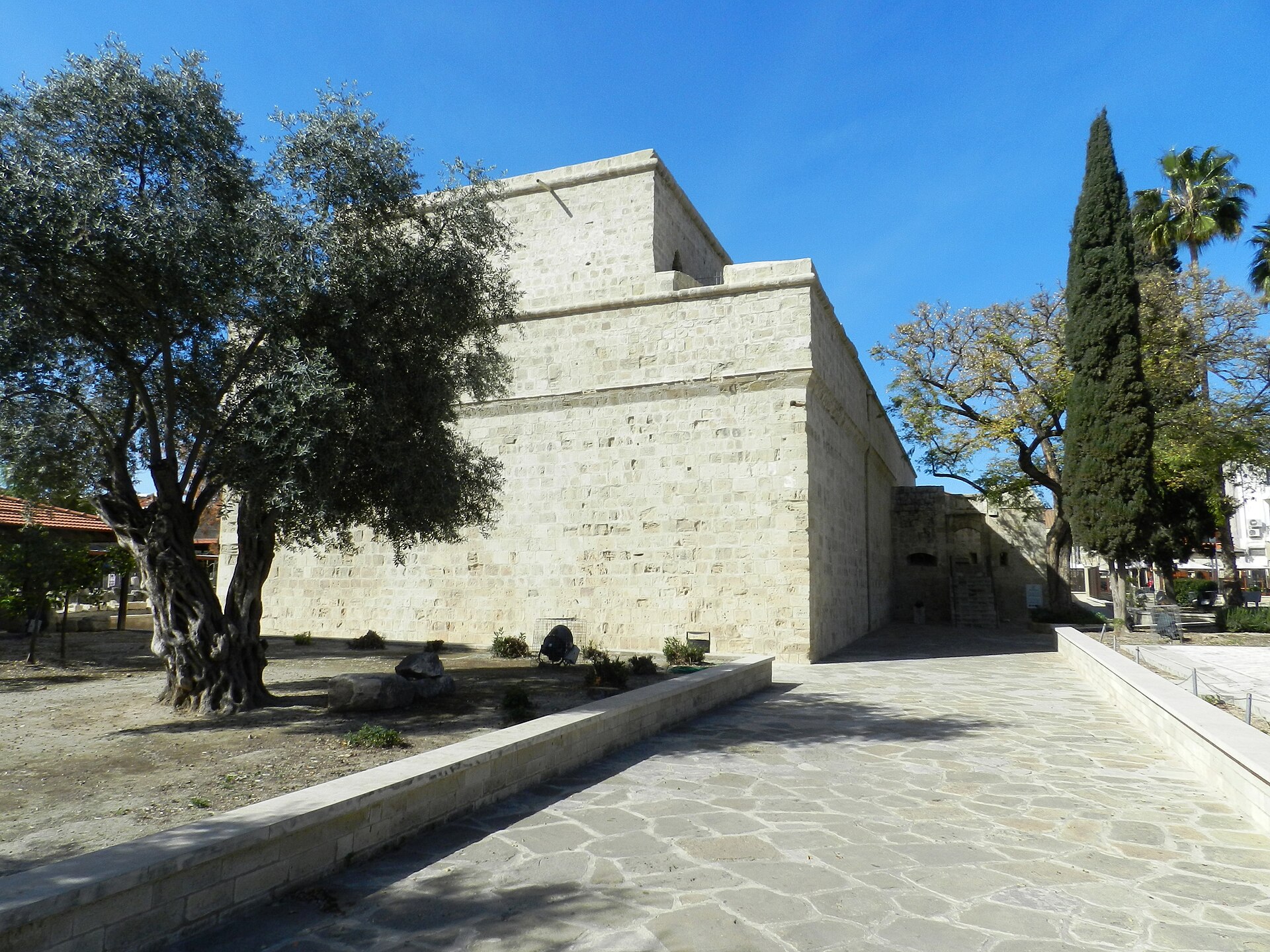 Den medeltida borgen i Limassol